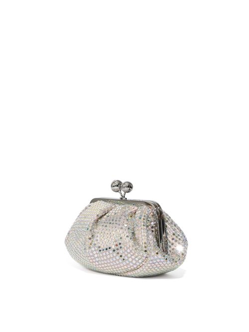 Borsa Pasticcino Bag Small WKALAMA in raso con stass Rosa Antico WEEKEND MAX MARA | 2615511104600001